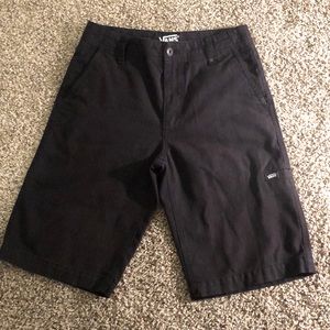 Vans Black w/Red Stitching Boys Shorts